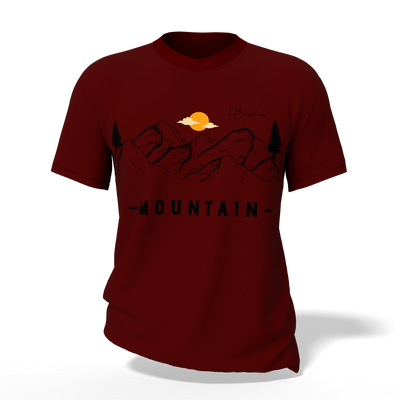 L’Bosha “Mountain Escape” Adventure Graphic T-Shirt