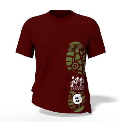 L’Bosha “Get Out” Adventure T-Shirt – Outdoor Explorer Edition