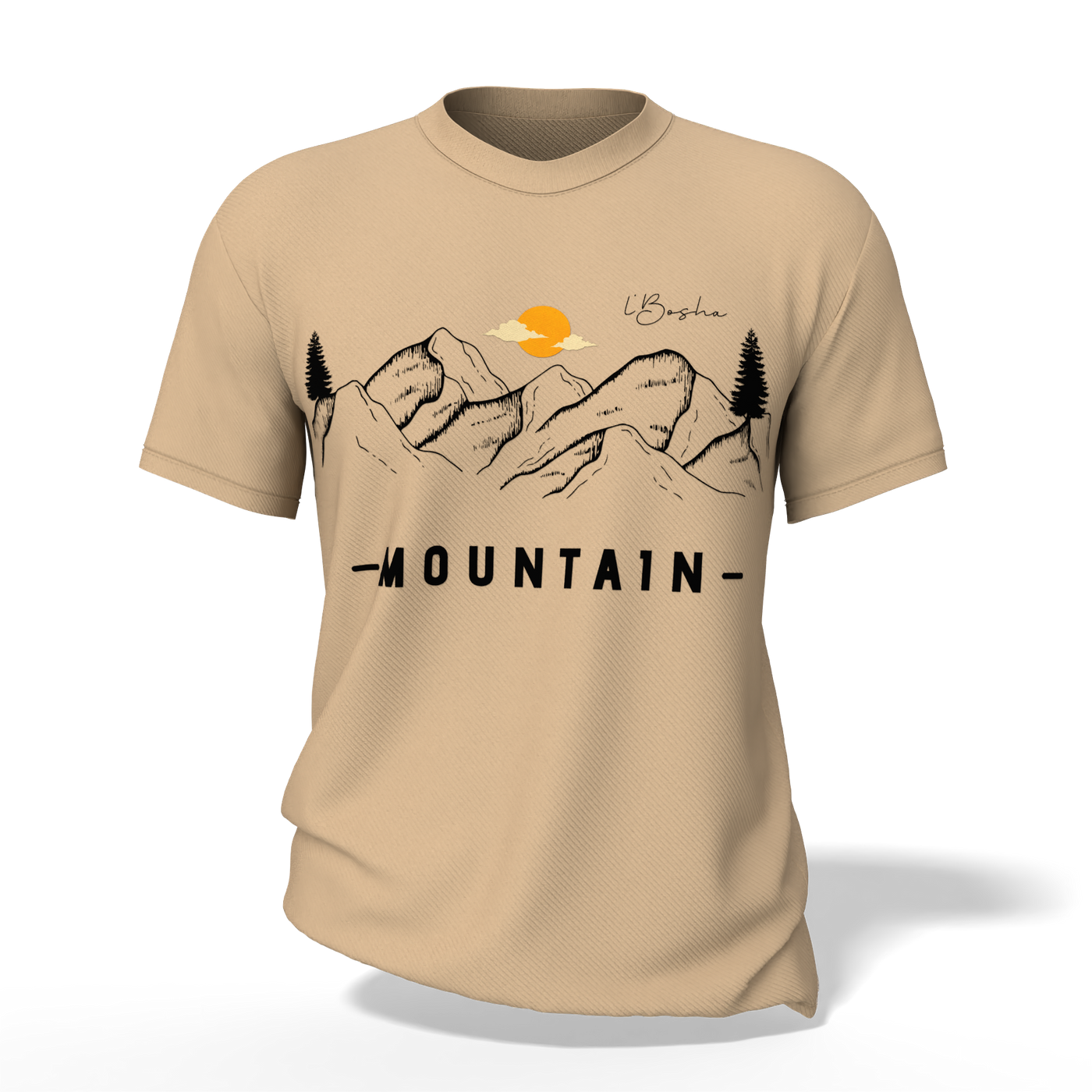 L’Bosha “Mountain Escape” Adventure Graphic T-Shirt