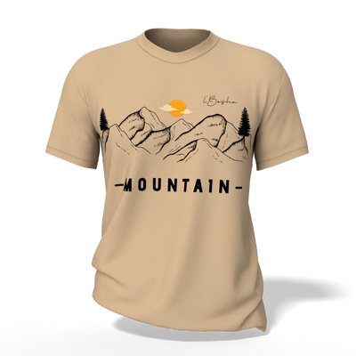 L’Bosha “Mountain Escape” Adventure Graphic T-Shirt