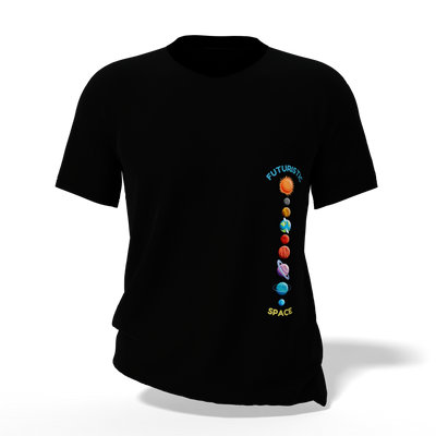 L’Bosha “Futuristic Space” T-Shirt – Cosmic Explorer Edition