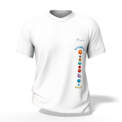 L’Bosha “Futuristic Space” T-Shirt – Cosmic Explorer Edition